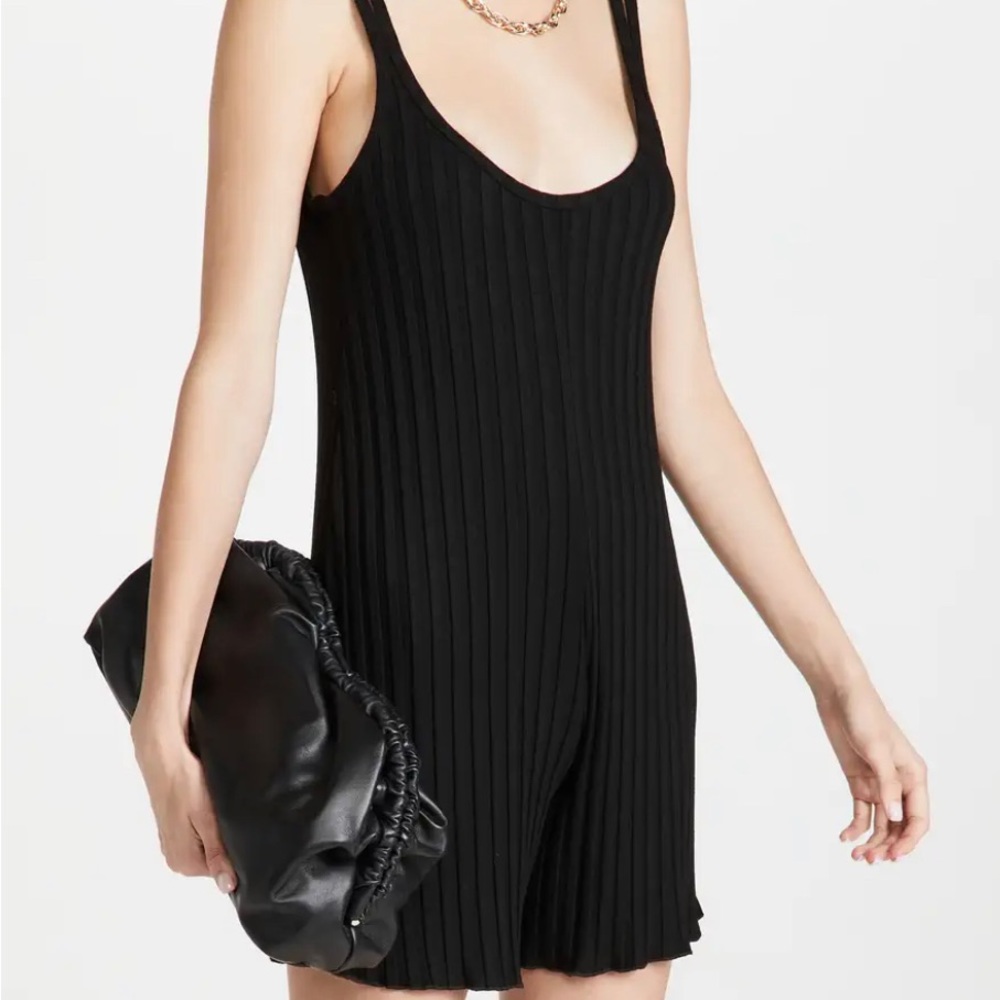 Ribbed Romper Black XS New, by Simon Miller, Supa Wide Rib, Comfortable